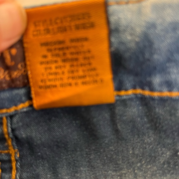 Crest Premium Overall Jeans sz L ladies light wash. - Picture 8 of 12